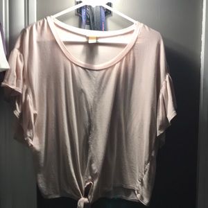 Light pink crop top
